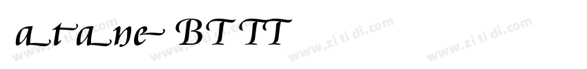 cataneoBT TT字体转换